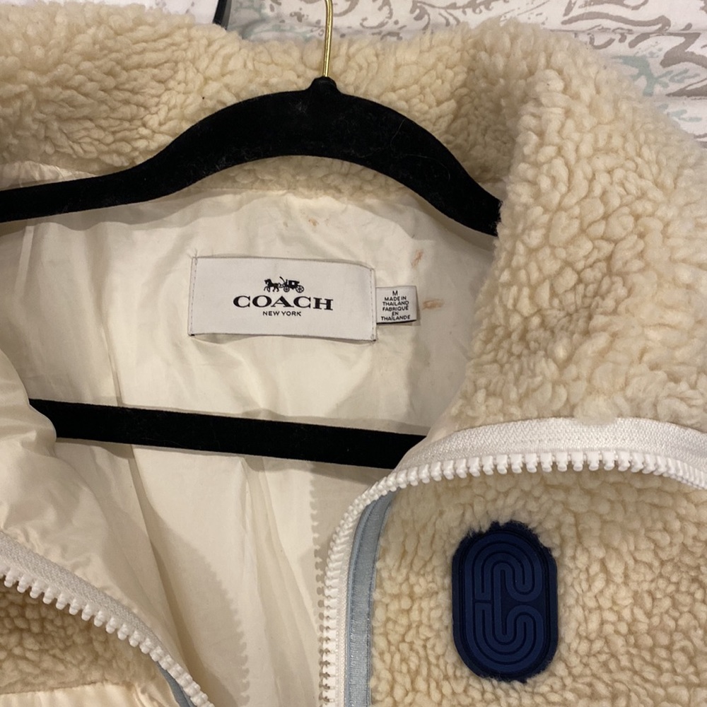 Coach Half Teddy Half Bubble Jacket - image 3